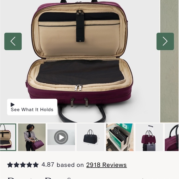 NWOT Nomad Lane Bento Bag - Venetian Violet - Picture 7 of 16